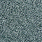 Fauteuil d'appoint, dossier capitonné, accoudoirs roulés, assise à ressorts ondulés, polyester antitache, pieds carrés coniques, vert / bleu / crème, 1 personne