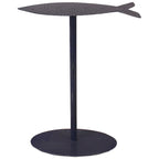 Table d'appoint style côtier, peinte à la main, bois, plusieurs coloris, pour 1 personne