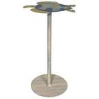 Table d'appoint style côtier, peinte à la main, bois, plusieurs coloris, pour 1 personne
