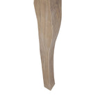 Table d'appoint avec tiroir, en bois de mindi massif, texture vieillie, grain naturel, non fini, pour 1 personne