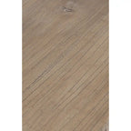 Table d'appoint avec tiroir, en bois de mindi massif, texture vieillie, grain naturel, non fini, pour 1 personne