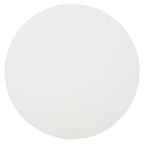 Table d'appoint empilable en forme de disque, design sculptural, plateau rond, vert / blanc / crème, pour 1 personne
