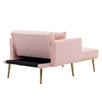 Fauteuil crapaud, tissu bouclette, dossier incurvé, pieds en fer doré rose, blanc / gris / rose / orange, usage individuel