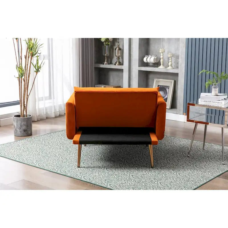 Fauteuil crapaud, tissu bouclette, dossier incurvé, pieds en fer doré rose, blanc / gris / rose / orange, usage individuel