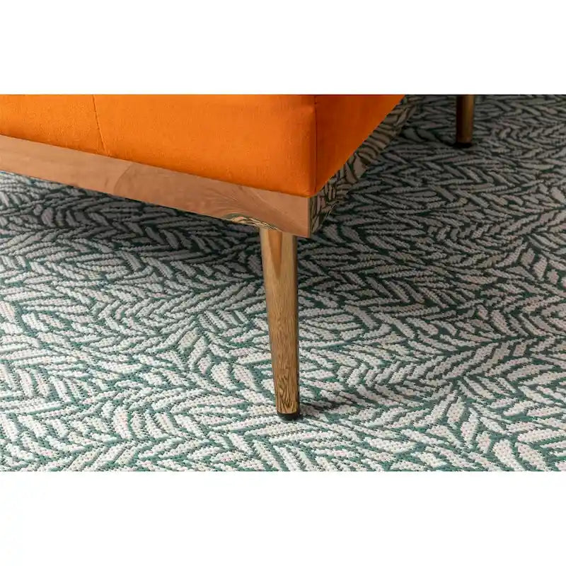 Fauteuil crapaud, tissu bouclette, dossier incurvé, pieds en fer doré rose, blanc / gris / rose / orange, usage individuel