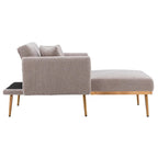 Fauteuil crapaud, tissu bouclette, dossier incurvé, pieds en fer doré rose, blanc / gris / rose / orange, usage individuel