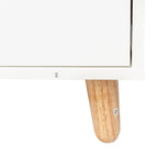 Meuble de rangement de salon à 4 niveaux, 4 tiroirs, 2 supports de sèche-cheveux, rose/blanc, pour 1 personne